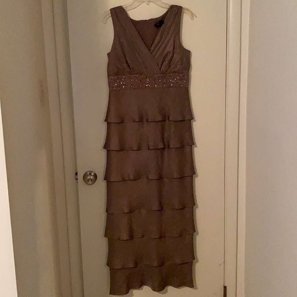 Shimmering long gown for wedding or prom